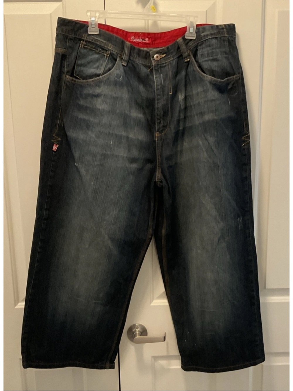 VTG Meoshe Jeans Mens Wide Leg Over Sized Y2K Hip Hop Denim Ranchers Size 40